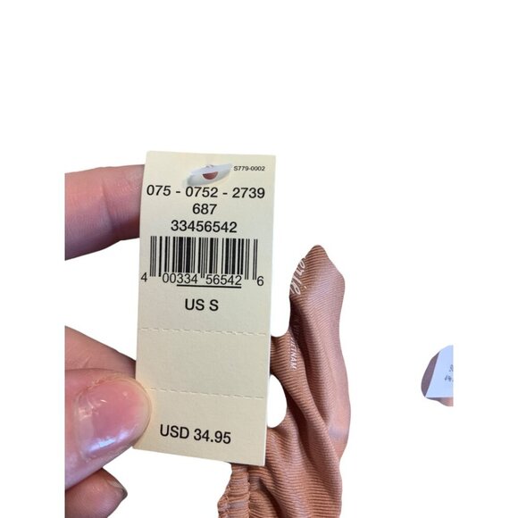 Aerie Animal Print Triangle Tie Back Bikini Top Size Small - Picture 5 of 5